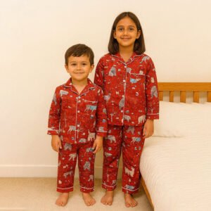 Kids’ Animal Print Pyjama Set